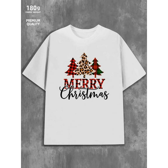 Merry Christmas T-Shirt for men Christmas 180G 100% Cotton white Christmas elegant Funny Unisex Shirt Graphic Tee tshirts Trendy Unisex Shirt Printed tshirts Classic Unisex Shirt Cotton tshirts