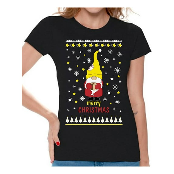Merry Christmas T Shirts Happy Holidays T Shirt for Girlfriend Mom Wife Santa Top Xmas Gifts Xmas 2020 Outfit Funny Santa Shirt for Women Christmas Tee for Her Toilet Paper T-Shirt