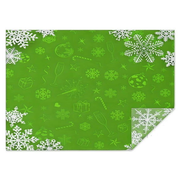 Merry Christmas Table Cover Waterproof Spillproof Tablecolths Table Covers Colorful Balls Pine Trees Snowflake Tablecloth for Party Picnic Dinner Decor Rectangle,60x84inches