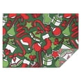 thumbnail image 1 of Merry Christmas Table Cover Waterproof Spillproof Tablecolths Table Covers Christmas Tree Santa Claus Table Cloths for Christmas Background Indoor Outdoor Birthday Rectangle,60x84inches, 1 of 5