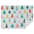 thumbnail image 1 of Merry Christmas Table Cover Wrinkle Resistant Washable Tablecolths Table Covers Triangle Tree Gingerbread Man Table Cloths for Christmas Party Decorations Favors Rectangle,60x84inches, 1 of 5