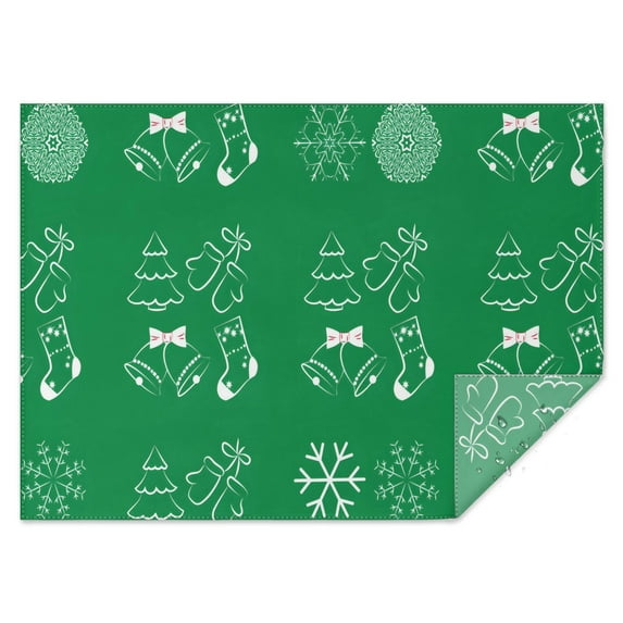 Merry Christmas Table Cover Wrinkle Resistant Washable Tablecolths Table Covers Winter Snowflake Tablecloth for Dining Kitchen Restaurant Birthday Rectangle,60x84inches