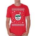 thumbnail image 1 of Merry Christmas Tee for Men Funny Earth Shirt Christmas 2020 Men's T-Shirt Merry Xmas Top for Him Happy Holidays T Shirt for Men Xmas Gifts Snowflakes Print Christmas Shirts for Men, 1 of 4