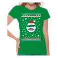 thumbnail image 1 of Merry Christmas Tee for Women Funny Earth Shirt for Her Christmas 2020 Ladies T-Shirt Merry Xmas Top for Her Happy Holidays T Shirt for Women Xmas Gifts Snowflakes Print Christmas Shirts for Woman, 1 of 4