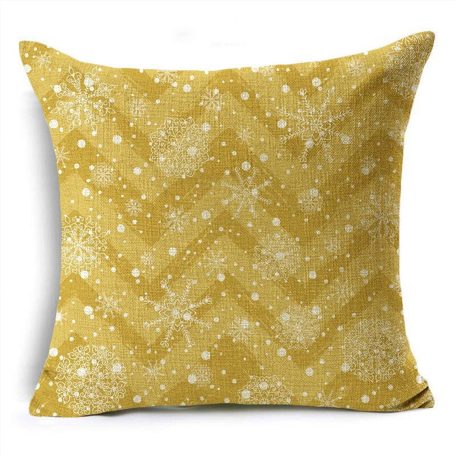 Merry Christmas Throw Pillow Covers 40/45/50cm Shining Snowflakes Balls