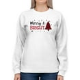 thumbnail image 1 of Merry Christmas Tree And Bright Sweatshirt Women -Smartprints Designs, Female 3X-Large, 1 of 4