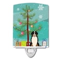 thumbnail image 1 of Merry Christmas Tree Bernese Mountain Dog Ceramic Night Light, 1 of 2