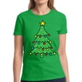 thumbnail image 1 of Merry Christmas Tree Christmas T Shirt for Ladies - S M L XL 2XL 3XL Xmas Graphic Tee - Christmas Gift Holiday Xmas Tee T-Shirt Womens, 1 of 2