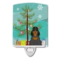 thumbnail image 1 of Merry Christmas Tree Cocker Spaniel Black Tan Ceramic Night Light, 1 of 1