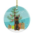 thumbnail image 1 of Merry Christmas Tree Manchester Terrier Ceramic Ornament, 1 of 3