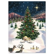 Hallark Lot de 16 cartes de Noël caritatives dans une boîte, otifs de Hallark Lot de 16 cartes de Noël caritatives dans une boîte, otifs de