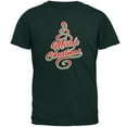 thumbnail image 1 of Merry Christmas Tree Mens T Shirt Forest Green 2XL, 1 of 1