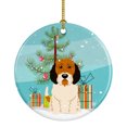 thumbnail image 1 of Merry Christmas Tree Petit Basset Griffon Veenden Ceramic Ornament, 1 of 2