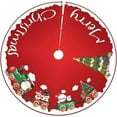 thumbnail image 1 of Merry Christmas Tree Skirt for Holiday Party, Christmas Tree Decoration Bottom Tree Skirt Xmas Tree Surrounds, 1 of 1