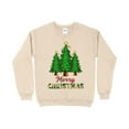 thumbnail image 1 of Merry Christmas Tree Sweatshirt, Cute Christmas Shirt, Women's Christmas Sweater, Holiday Sweater, Leopard Print Christmas Sweater, 1 of 10