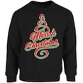 thumbnail image 1 of Merry Christmas Tree Sweatshirt Men Women Sweater - S M L XL 2XL 3XL 4XL 5XL Xmas Graphic Tee - Xmas Crewneck for Her Him Holiday Gifts, 1 of 2