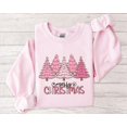 thumbnail image 1 of Merry Christmas Tree Sweatshirt, Merry Christmas Sweatshirt, Merry Christmas Retro Tree Sweatshirt, 1 of 5