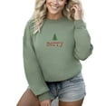 thumbnail image 1 of Merry Christmas Tree Sweatshirt Women Xmas Season Long Sleeve Graphic Shirts Cozy Weather Lover Pullover Tops, 1 of 4