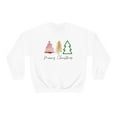 thumbnail image 1 of Merry Christmas Trees Unisex Crewneck Sweatshirt, 1 of 3