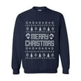 thumbnail image 1 of Merry Christmas Ugly Holiday Sweatshirt Crewneck Sweatshirt, 1 of 2