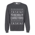 thumbnail image 1 of Merry Christmas Ugly Holiday Sweatshirt Crewneck Sweatshirt, 1 of 2