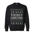 thumbnail image 1 of Merry Christmas Ugly Holiday Sweatshirt Crewneck Sweatshirt, 1 of 2
