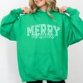 thumbnail image 1 of Merry Christmas Varsity Checkered - Hoodie, 1 of 6