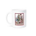thumbnail image 1 of 3dRose, Merry Christmas Victorian Mother and Children with a Christmas Tree Vintage Card, 11oz Mug, 1 of 7