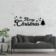 thumbnail image 1 of Merry Christmas - Wall Decal Christmas Cute Christmas Tree Decal Vinyl Wall Art Wall Sticker Wall Decal Decoration For Home Room Kids Room Nursery Room Girls Boys Décor Design Size (40x40 inch), 1 of 3