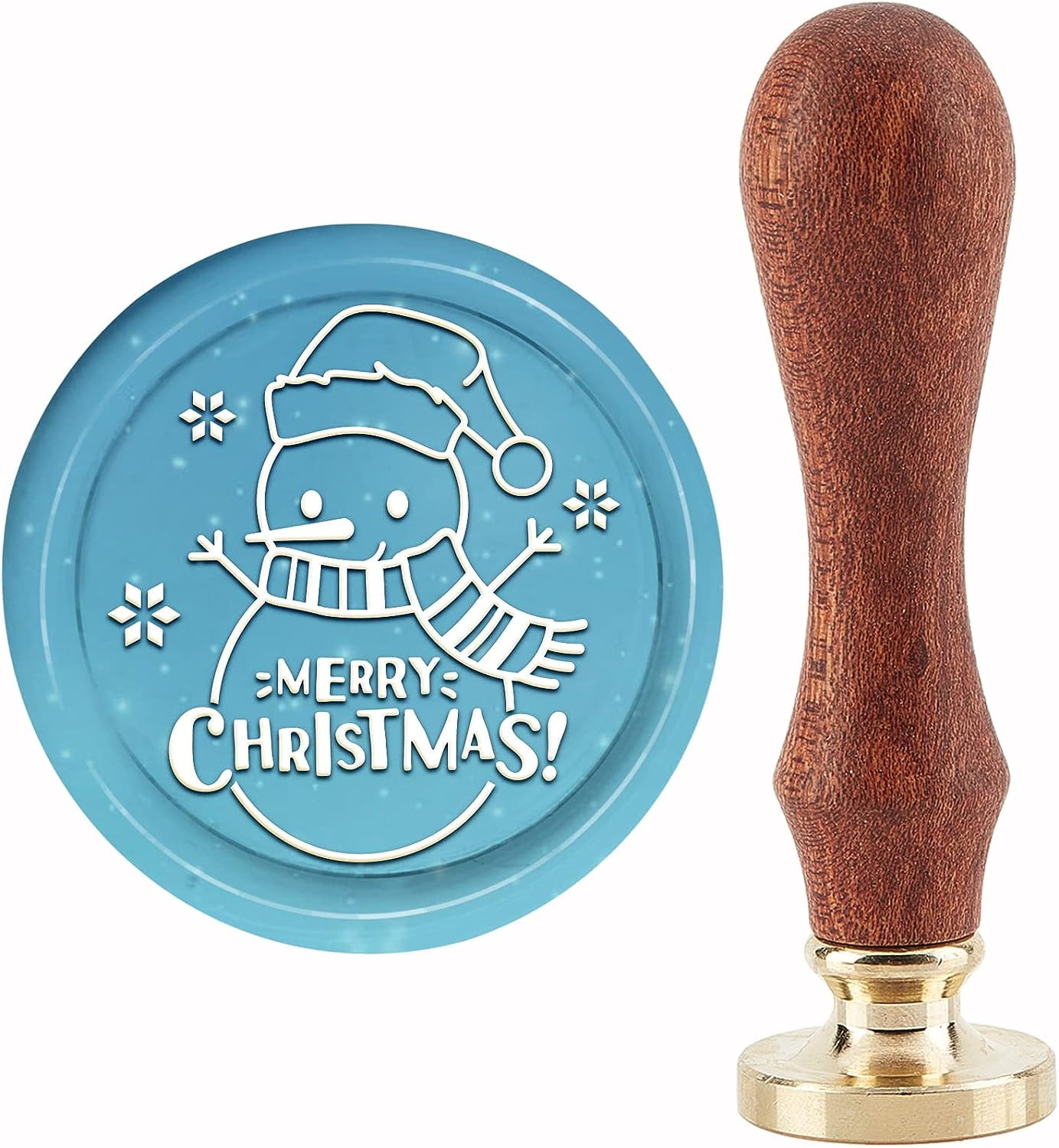 WHISM DIY Merry Christmas Wax Seal Stamp Jingle Bell Santa Claus Chris –  MDLG-Custom