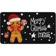 thumbnail image 1 of Merry Christmas Welcome Doormat 30x17 Inch Christmas Gingerbread Front Door Mat Indoor Outdoor Entrance Floor Mats Non-Slip Washable Winter Xmas Holiday Home Decor Rugs, 1 of 1