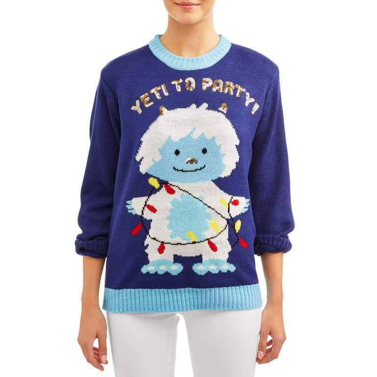 https://i5.walmartimages.com/seo/Merry-Christmas-Women-s-Yeti-to-Party-Ugly-Christmas-Sweater_8d3957b8-2550-40aa-9c21-06c2b5bf615e_1.2a36da062b96694d5a6c369e64b4a52f.jpeg?odnHeight=768&odnWidth=768&odnBg=FFFFFF