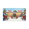 thumbnail image 1 of Merry Christmas Woofmas Xmas Noel Siberian Husky Elf Candy Cane Snow Doormat Husky Dog Lover Gifts Indoor Outdoor Welcome Mat - 13017, 1 of 5