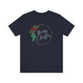 thumbnail image 1 of Merry Christmas Wreath Unisex Jersey Short Sleeve T-shirt, 1 of 1