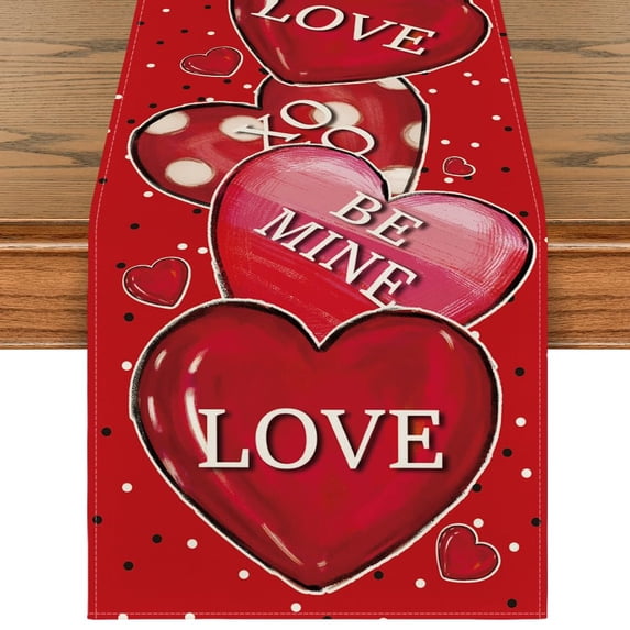 Merry Christmas Xmas Tree Table Runner Seasonal Farmhouse Kitchen Dining Table rations for Home Party Indoor Outdoor