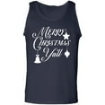 thumbnail image 1 of Merry Christmas Y'all Adult Tank Top, 1 of 3