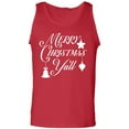 thumbnail image 1 of Merry Christmas Y'all Adult Tank Top, 1 of 3