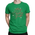 thumbnail image 1 of Merry Christmas Y'all Candy Cane T-shirt Men's, 1 of 4
