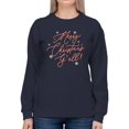 thumbnail image 1 of Merry Christmas Y'all Candy Cane Women's Sweatshirt, 1 of 4