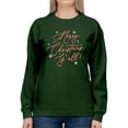 thumbnail image 1 of Merry Christmas Y'all Candy Cane Women's Sweatshirt, 1 of 4