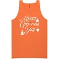 thumbnail image 1 of Merry Christmas Y'all Neon Tank Top, 1 of 1