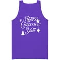 thumbnail image 1 of Merry Christmas Y'all Neon Tank Top, 1 of 1