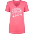 thumbnail image 1 of Merry Christmas Y'all Womens V-Neck T-Shirt, 1 of 2