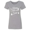 thumbnail image 1 of Merry Christmas Y'all Womens crewneck tee, 1 of 2