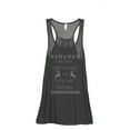 thumbnail image 1 of Merry Christmas Ya Filthy Animal DISC Women's Fashion Sleeveless Flowy Racerback Workout Yoga Tank Top Charcoal Grey X-Large, 1 of 3