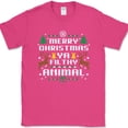 thumbnail image 1 of Merry Christmas Ya Filthy Animal T-Shirt Funny Holiday Movie Xmas Sweater Tee - Pink, 2XL, 1 of 1