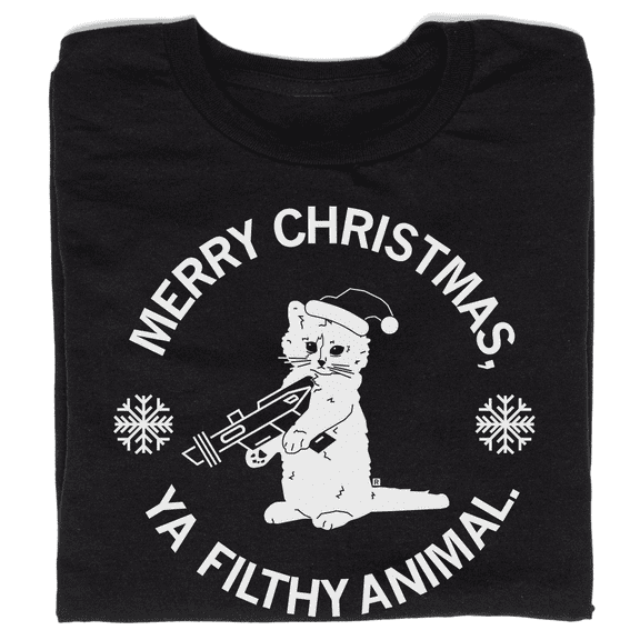 Merry Christmas Ya Filthy Animal TShirt Trending Tee Best Gift Shirts
