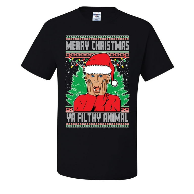 Merry Christmas Filthy Animal Military Green Unisex Tee Merry Christmas Filthy Animal Military Green Unisex Tee