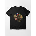 thumbnail image 1 of Merry Christmas Yall Texas Western Holiday Festive Style Unisex T-Shirt up to Size 5XL, 1 of 2