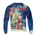 thumbnail image 1 of Merry Christmas and Happy New Year Santa Pitbull Holiday Xmas Winter 2025 All Over Print 3D Sweatshirt Unisex Merch Terrier Dog Lover - 00024, 1 of 6